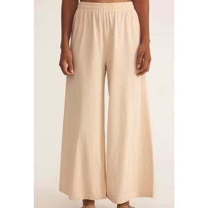 NEW Z SUPPLY scout jersey flare pant in panna cotta